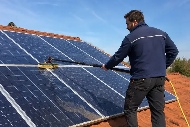 Nettoyage et entretien de panneaux solaires à Combourtillé